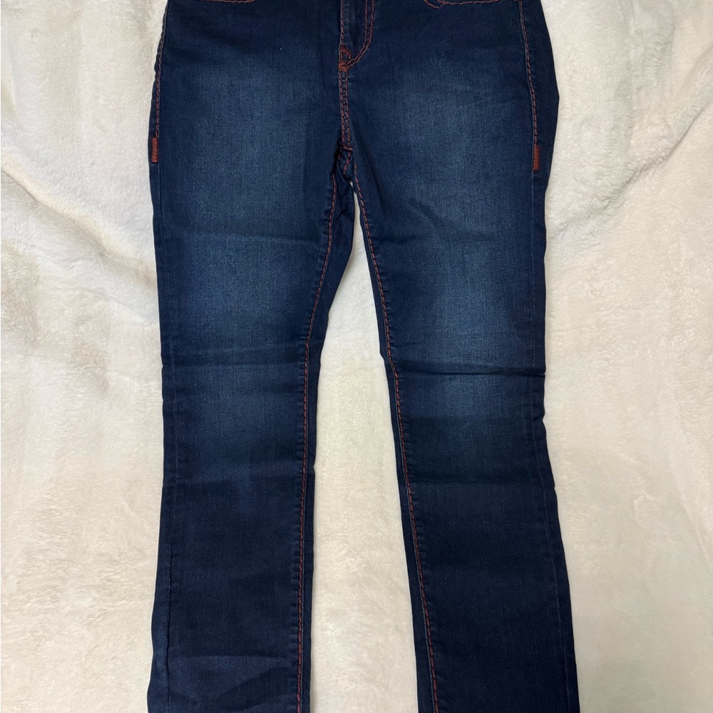True Religion Dark Blue woman junior high rise Skinny Jeans